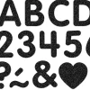 Glitzy Black 2" Punch-Out Letters