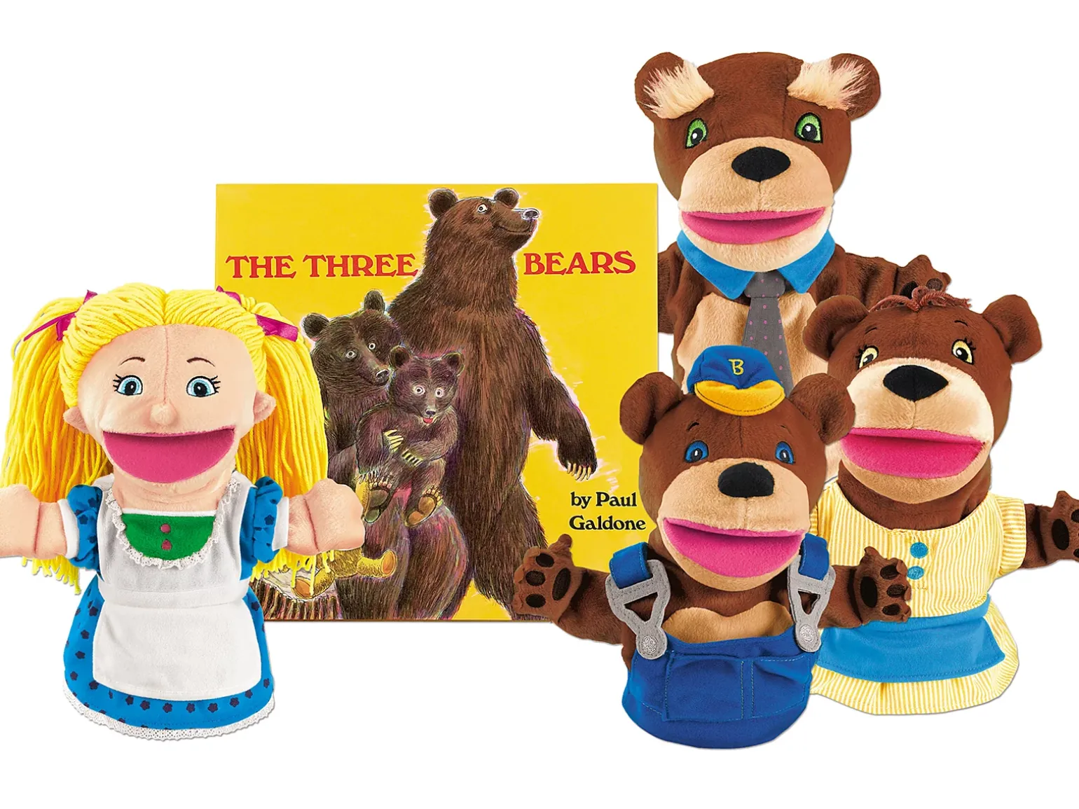 Goldilocks & the Three Bears Storytelling Puppet Set