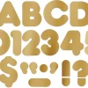 Gold Metallic 4" Punch-Out Letters
