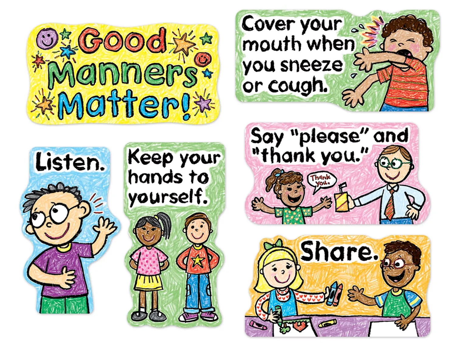 Good Manners Matter! Bulletin Board Set
