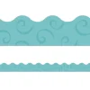 Good to Grow Teal Scalloped Border