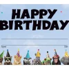 Go Wild Animals Birthday Certificates