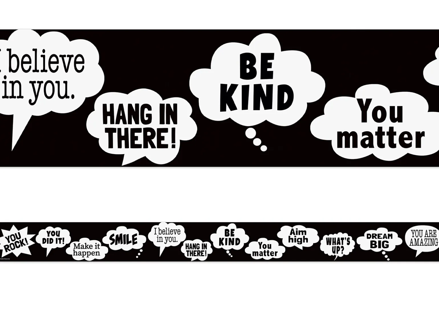 Go Wild Animals Speech Bubble Border