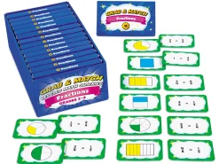 Grab & Match Leveled Fractions Quickies - Gr. 2-3