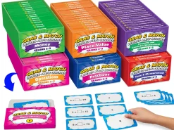 Grab & Match Leveled Math Quickies - Gr. 2-3 - Complete Set