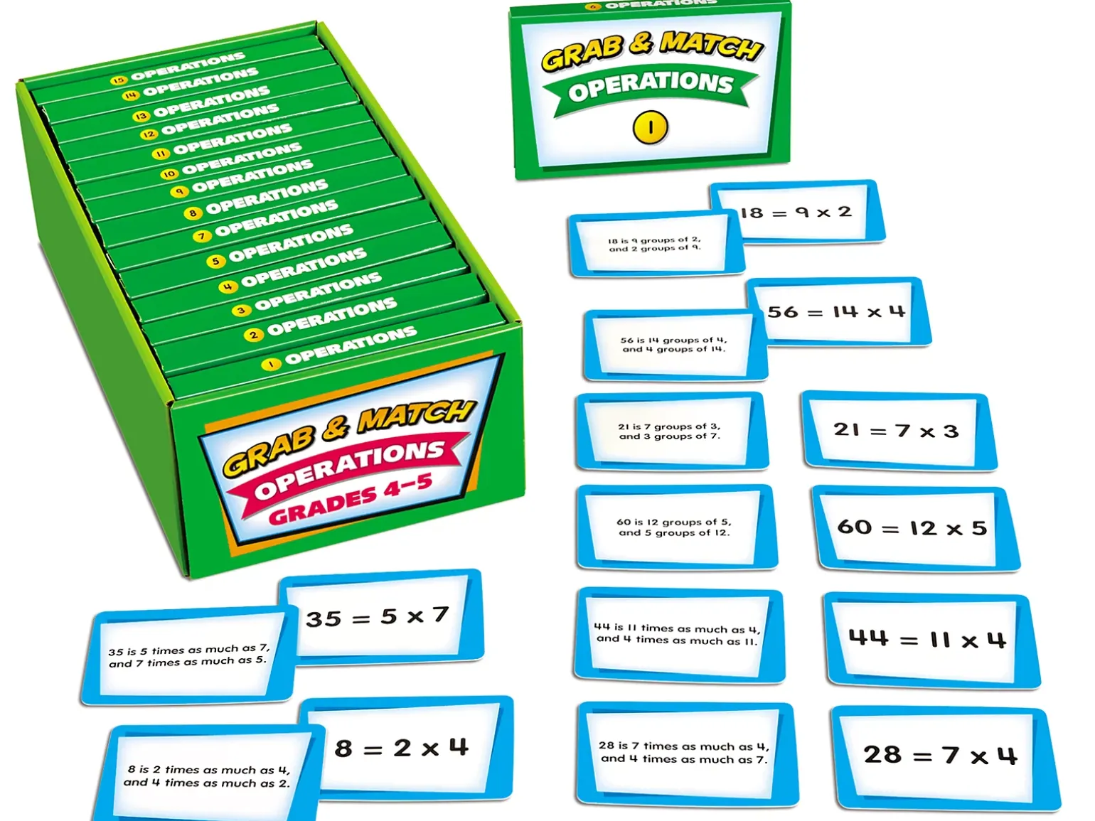 Grab & Match Leveled Operations Quickies - Gr. 4-5