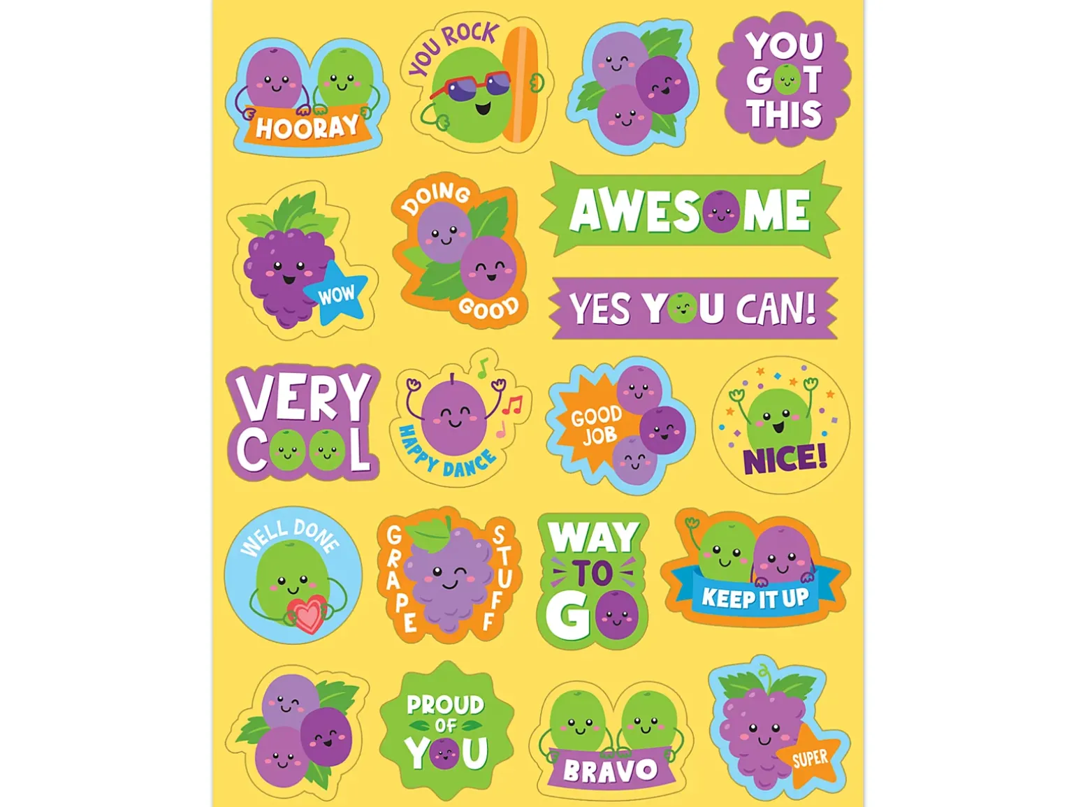 Grape Scented Stickers