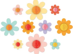 Groovy Flowers 3-D Accents