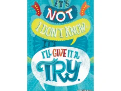 Growth Mindset I’ll Give It a Try Poster