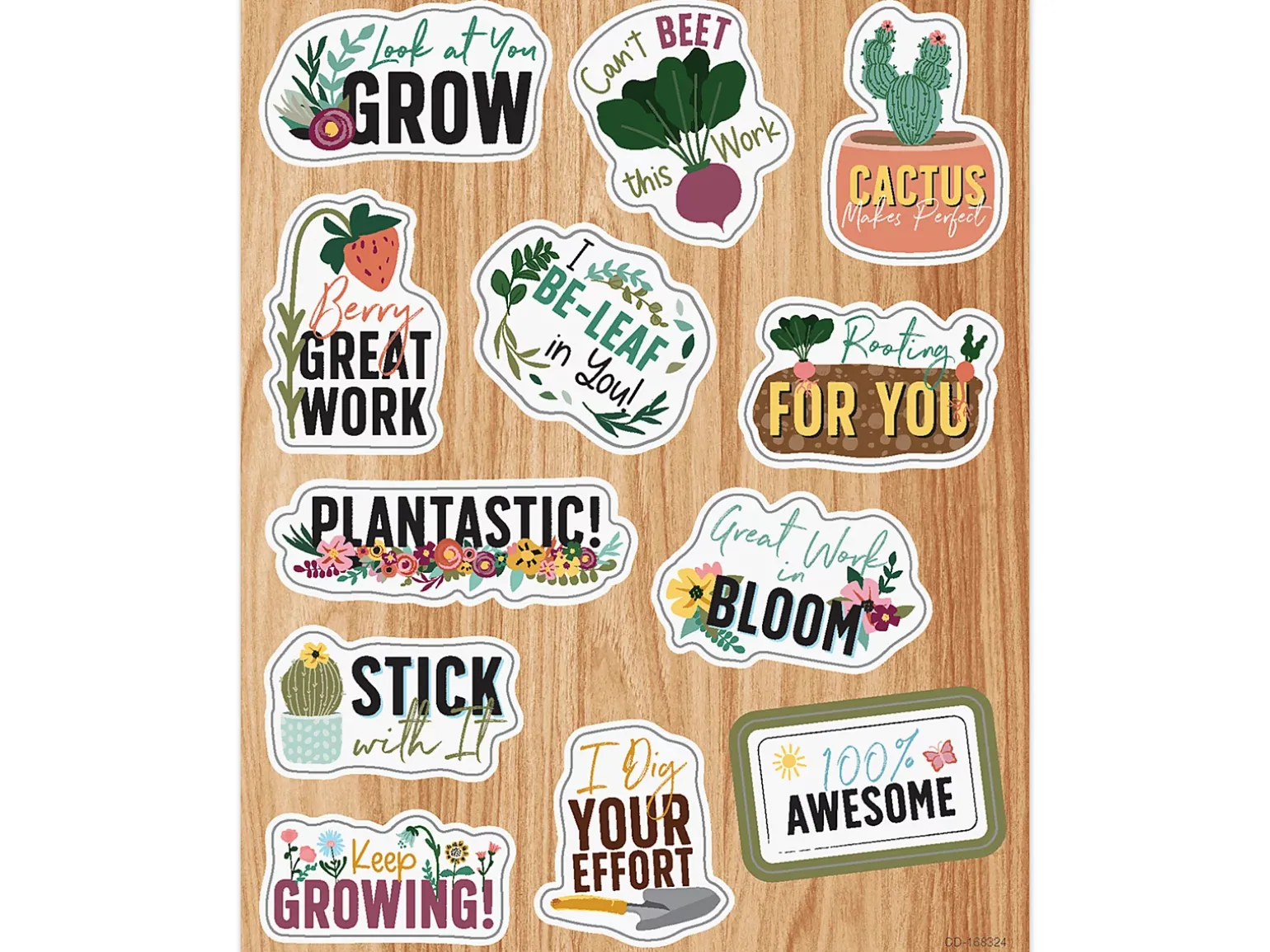 Grow Together Motivational Stickers