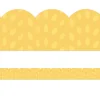 Grow Together Yellow Dot Scalloped Border