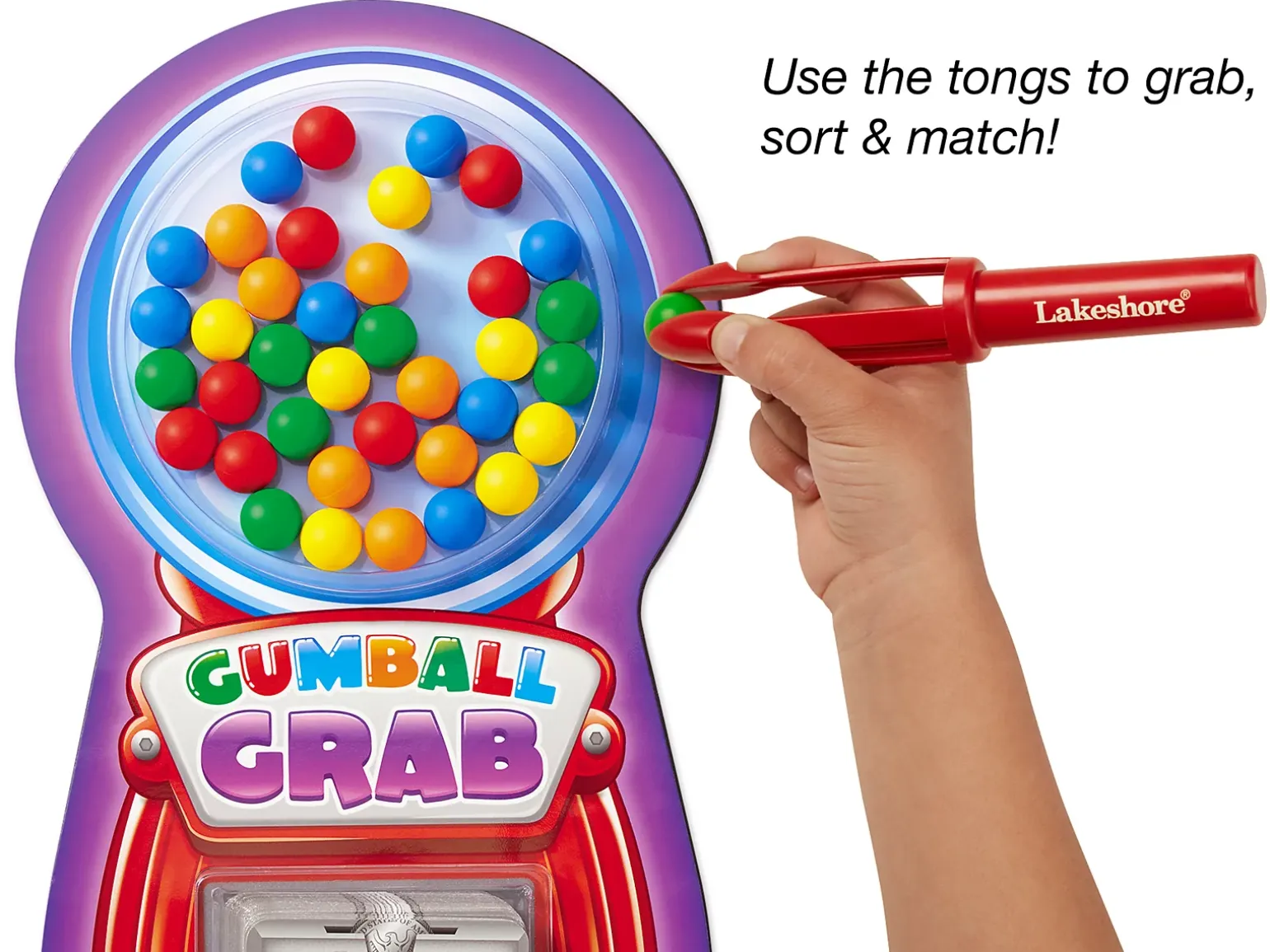 Gumball Grab Pre-Writing Game