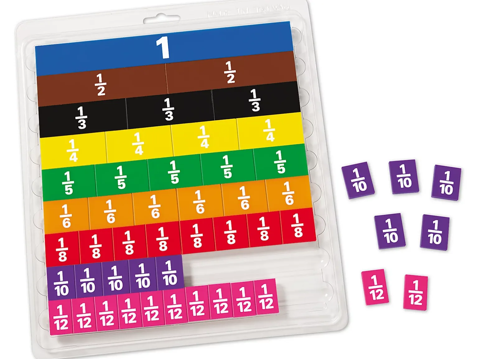 Hands-On Fraction Tiles Set