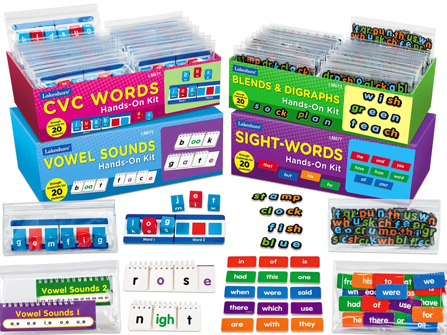 Hands-On Reading Skills Teaching Kits - Complete Set