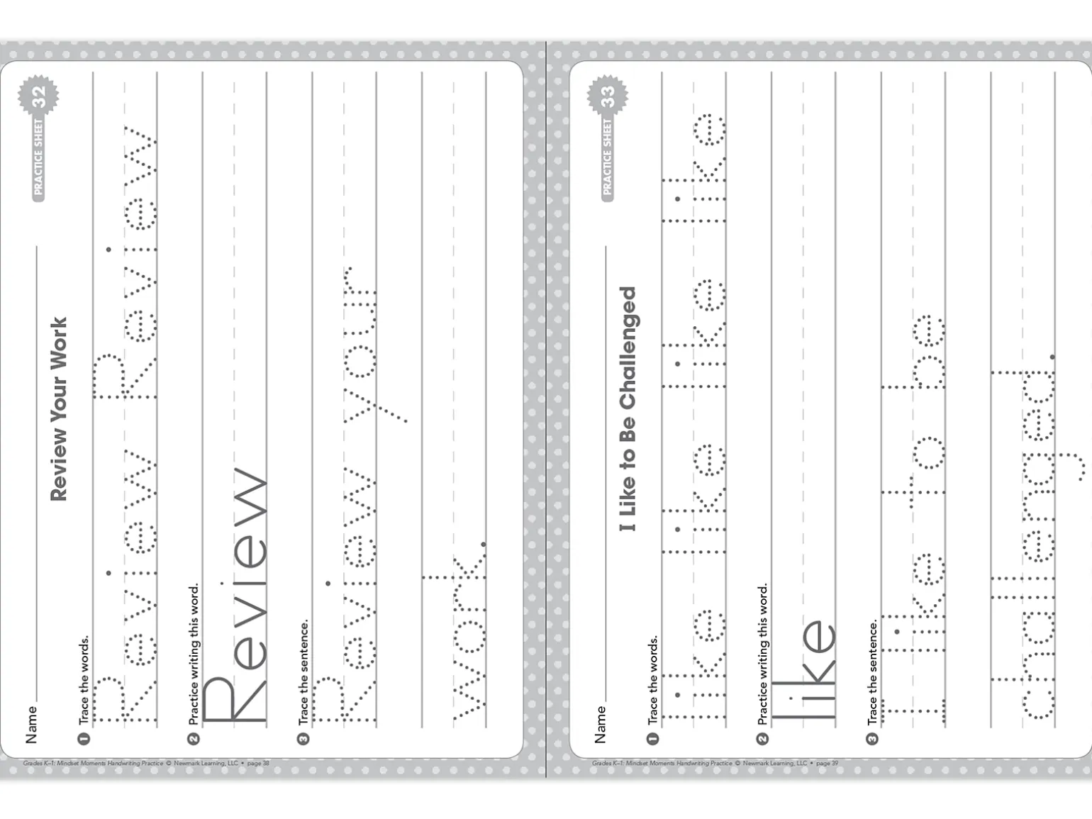 Handwriting Practice Workbook - K-Gr. 1