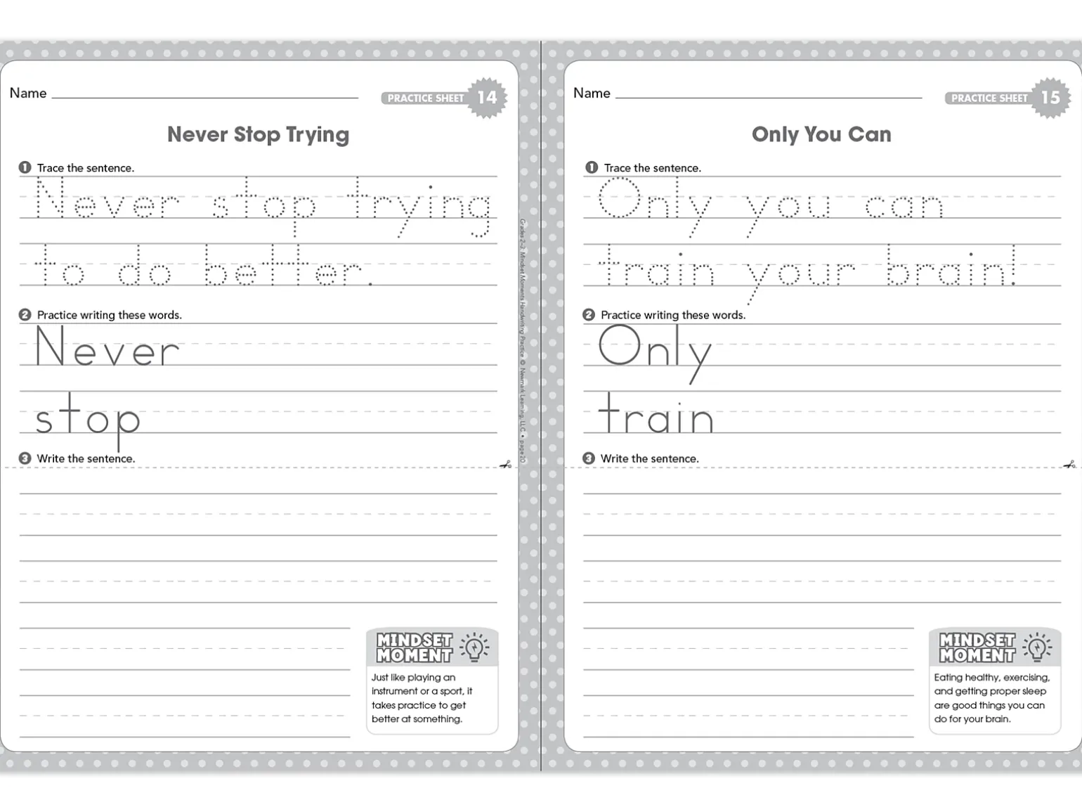 Handwriting Practice Workbook - Gr. 2-3