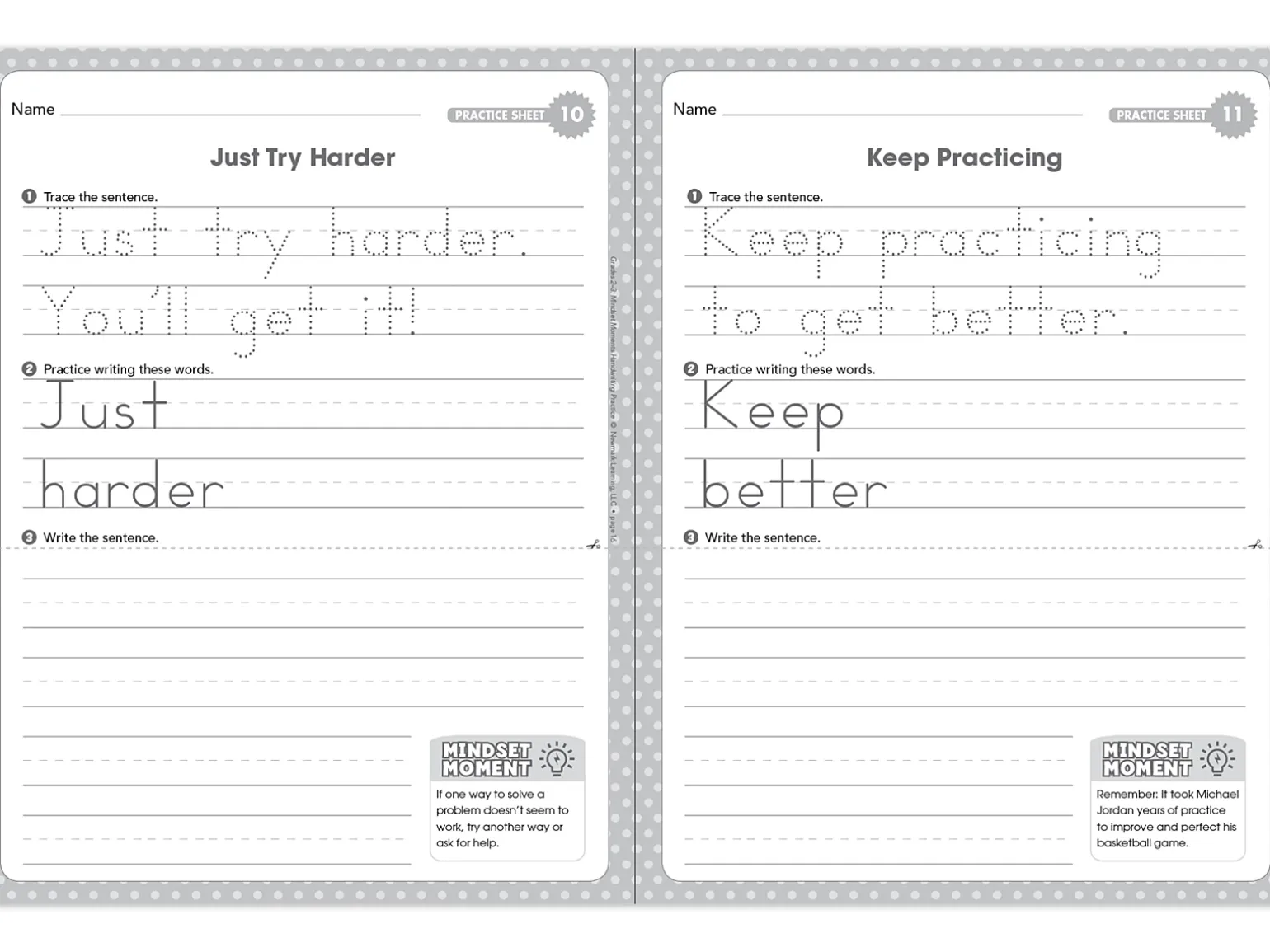 Handwriting Practice Workbook - Gr. 2-3