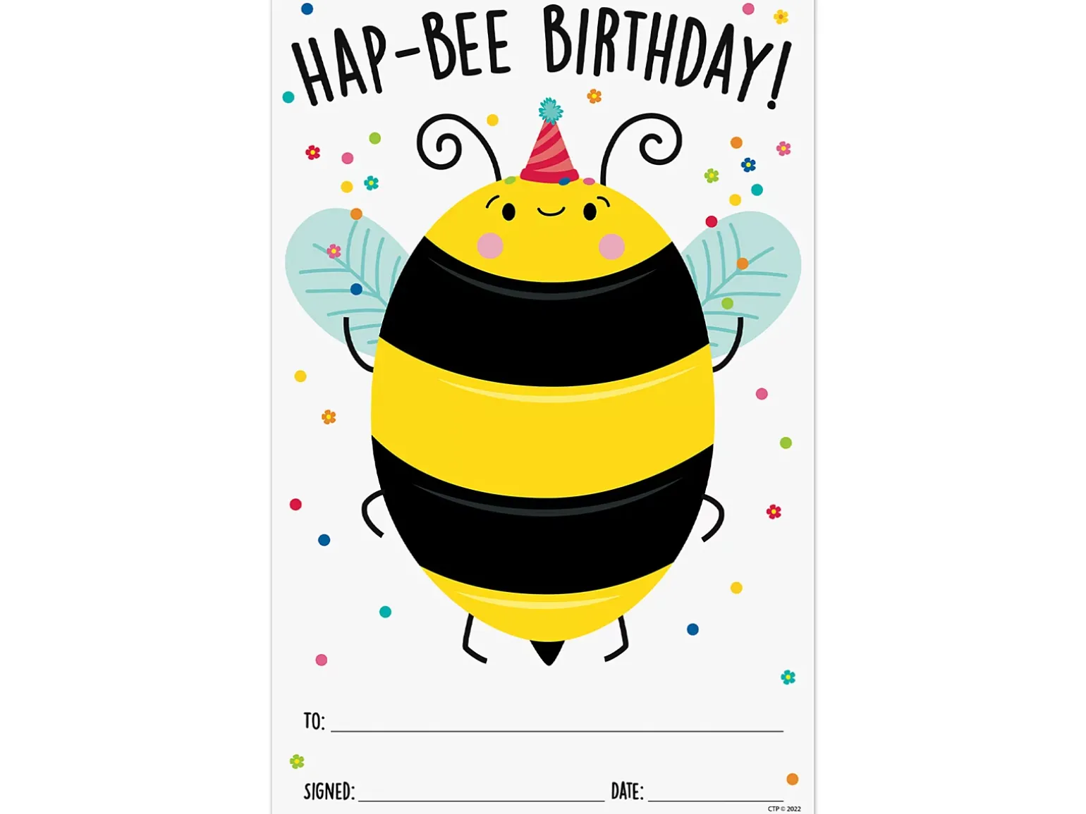 Hap-Bee Birthday! Certificates