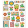 Happy Cactus Crew Motivational Stickers