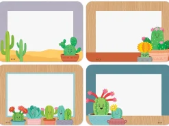 Happy Cactus Crew Name Tags