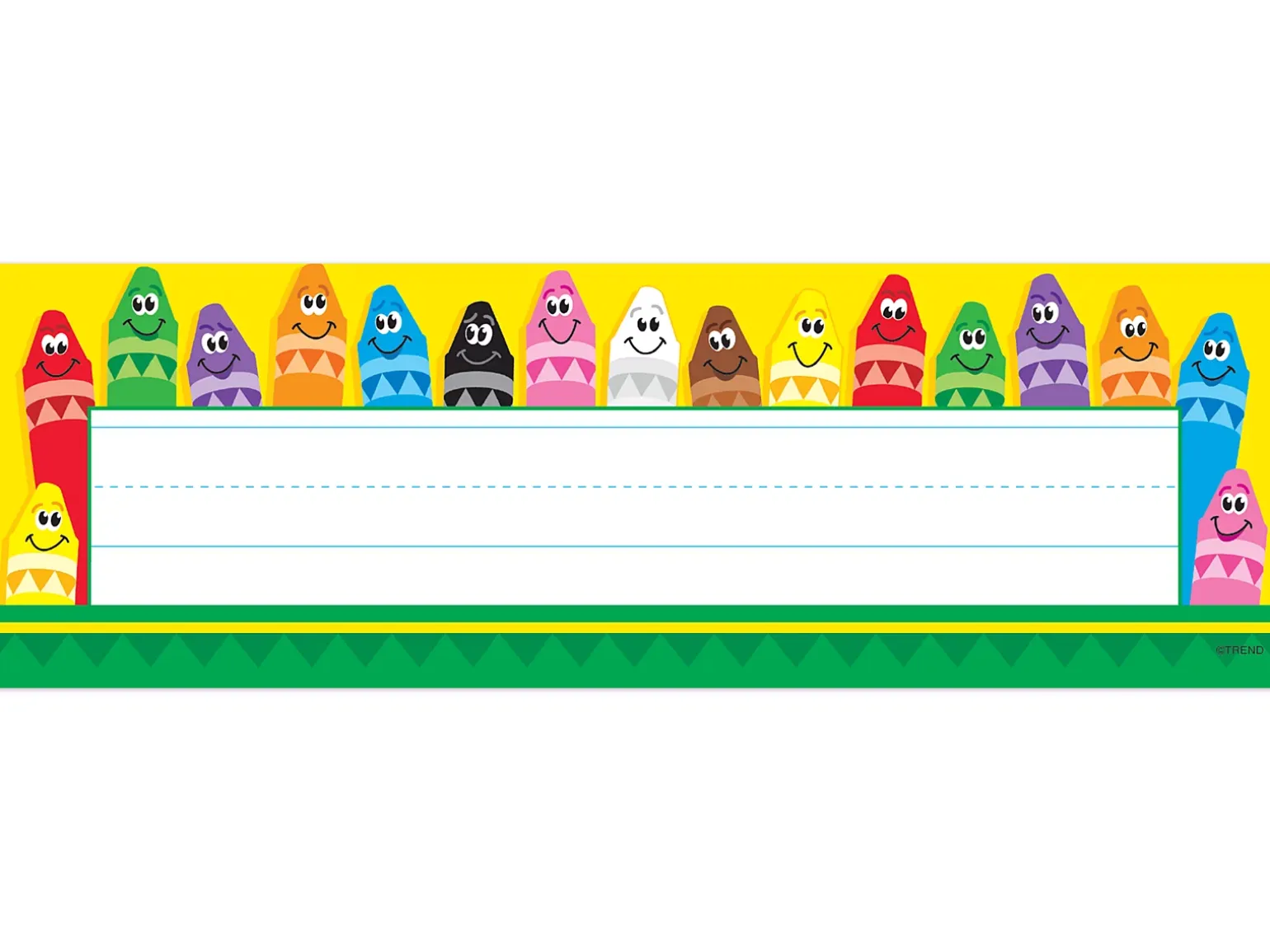 Happy Crayon Nameplates