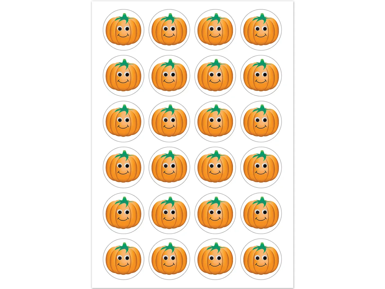 Happy Pumpkin Stickers