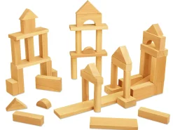 Hardwood Blocks - 50-Piece Set
