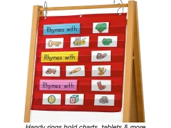 Hardwood Mobile Teaching Easel