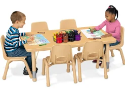 Heavy-Duty Adjustable Rectangular Tables