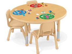 Heavy-Duty Adjustable Round Tables