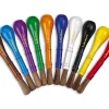 Heavy-Duty Chubby Brushes - Set of 10