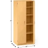 Heavy-Duty 6-Foot Locking Storage Cabinet