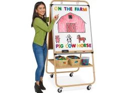 Heavy-Duty Mobile Teaching Easel