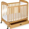 Heavy-Duty Safety Crib with Drawer