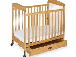 Heavy-Duty Safety Crib with Drawer