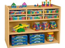 Heavy-Duty Shelves & Trays Storage Unit
