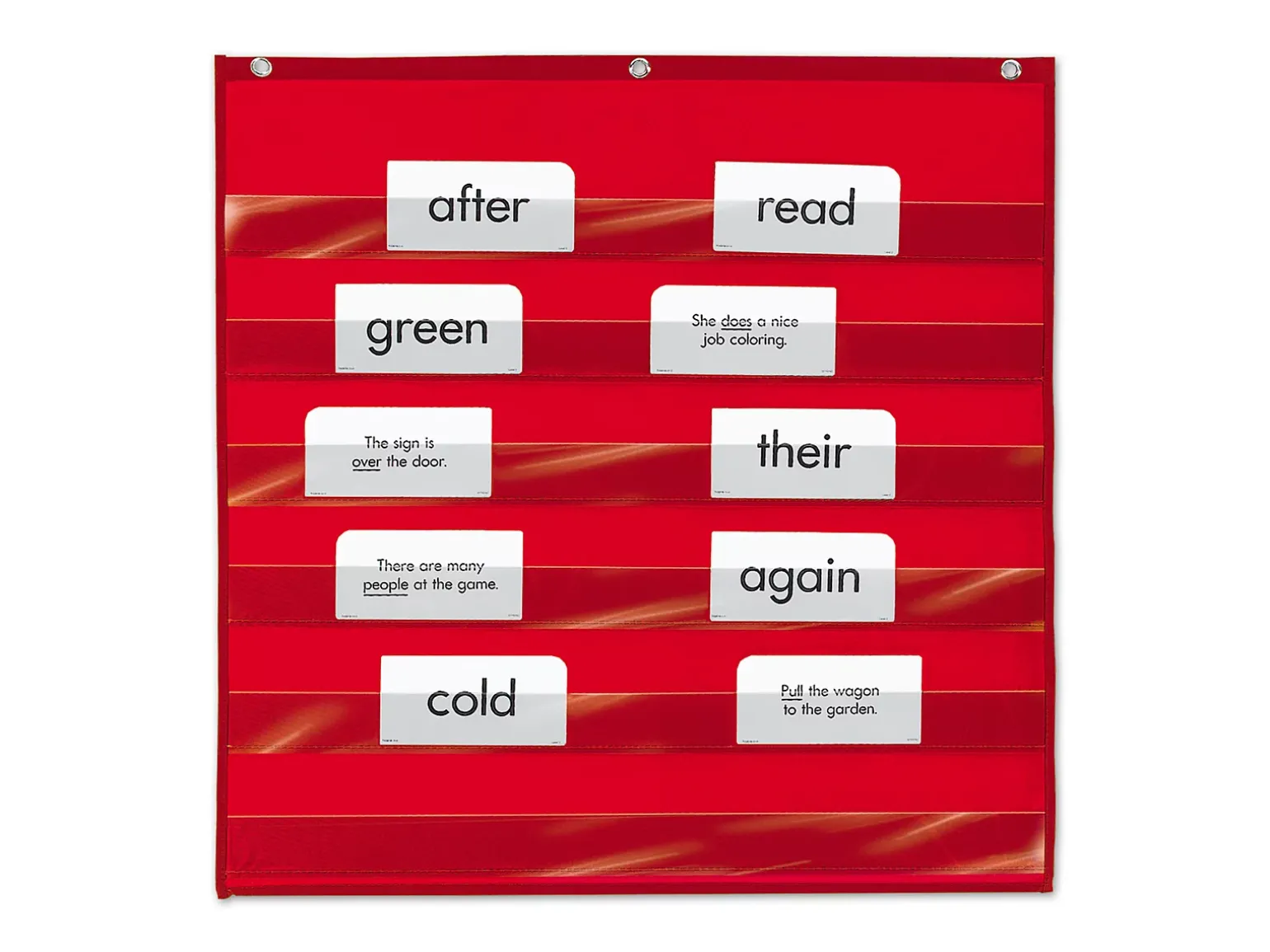 Heavy-Duty Small Pocket Chart