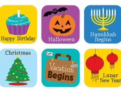 Holidays & Events Calendar Mini Accents
