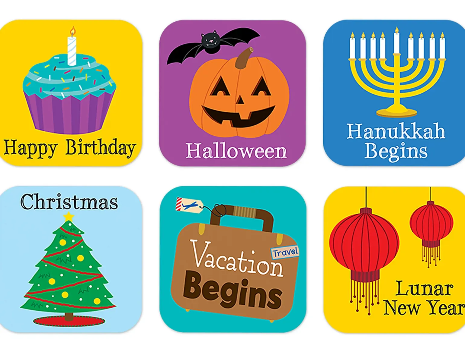 Holidays & Events Calendar Mini Accents
