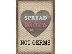 Home Sweet Classroom Spread Kindness Not Germs Poster