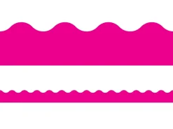 Hot Pink Scalloped Border