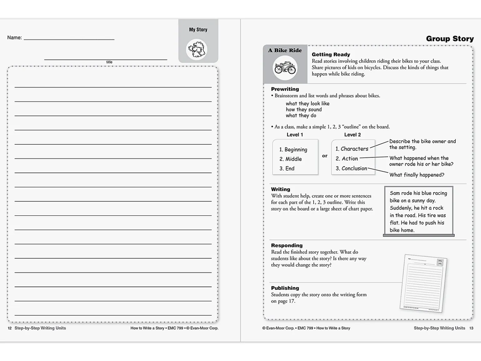 How to Write a Story Workbook - Gr. 1-3
