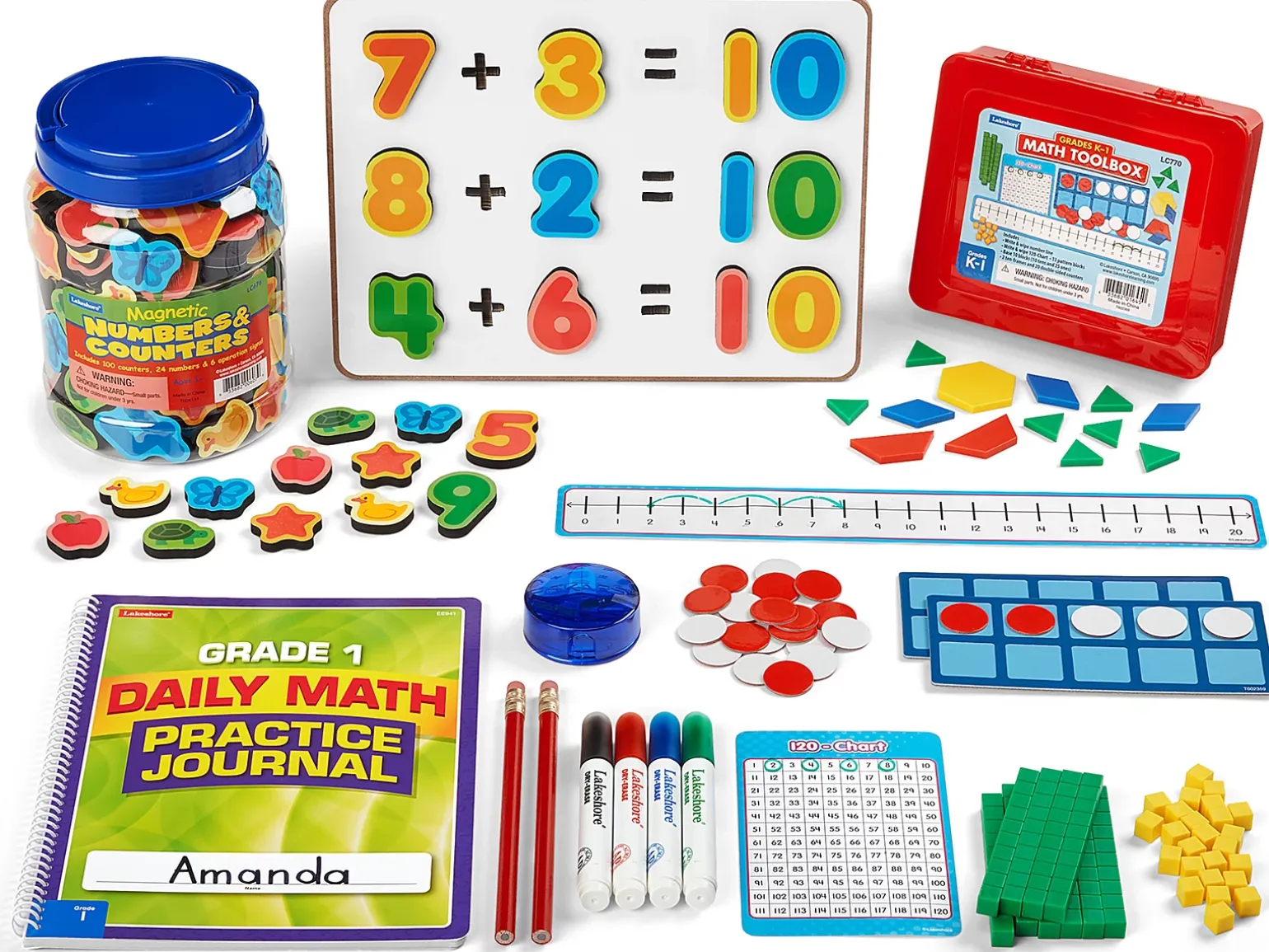 Individual Hands-On Math Kit – Gr. 1