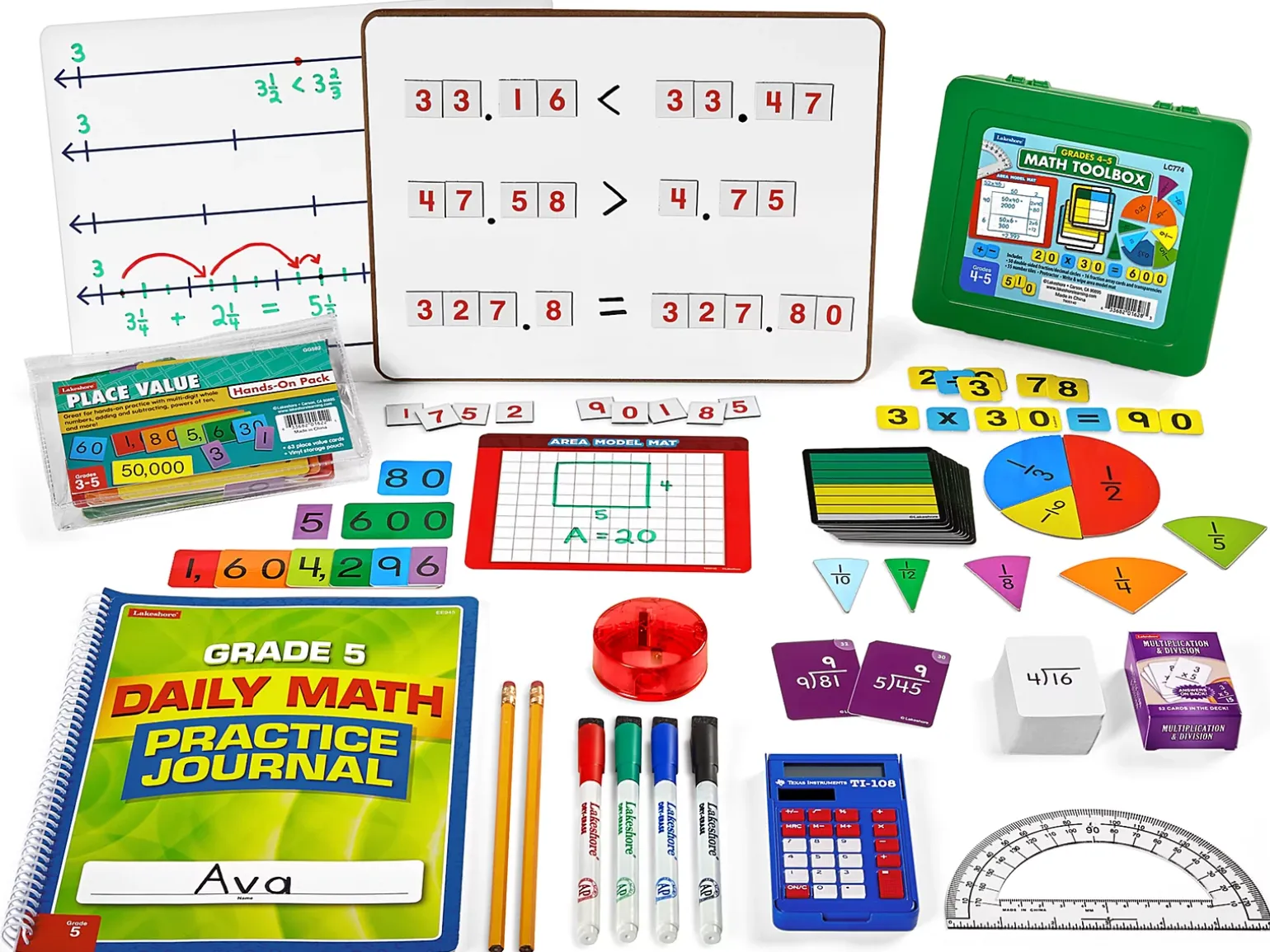 Individual Hands-On Math Kit – Gr. 5