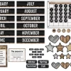 Industrial Chic Calendar Bulletin Board Set