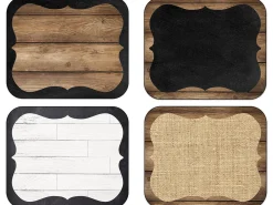 Industrial Chic Fancy Name Tags - Variety Pack