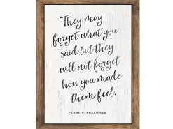 Industrial Chic They Will Not Forget How You Made Them Feel Poster