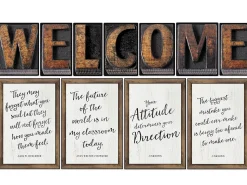 Industrial Chic Welcome Bulletin Board Set