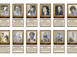 Influential African Americans Card Accents