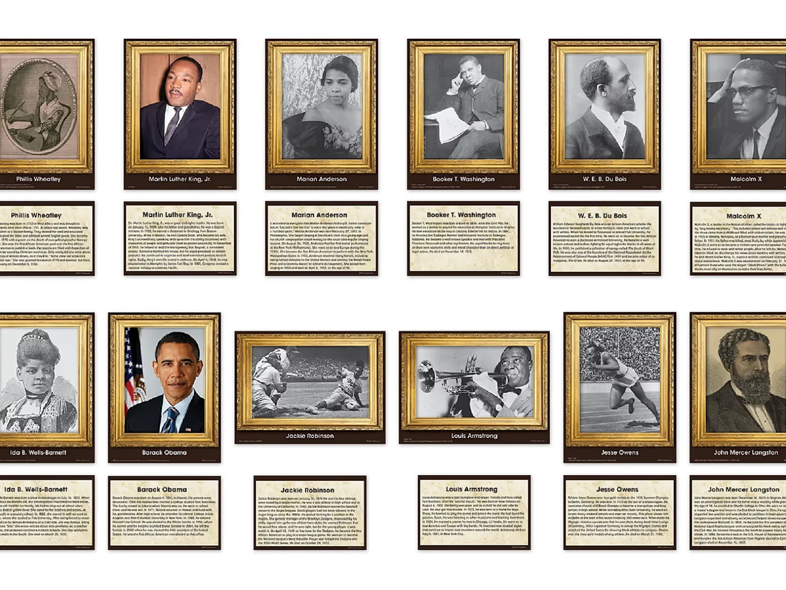 Influential African Americans Card Accents
